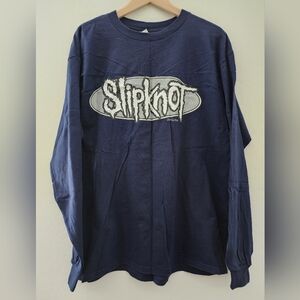 Vintage 1999 Slipknot Dont Ever Judge Me, Navy, Long Sleeve Shirt, Rare Find, XL